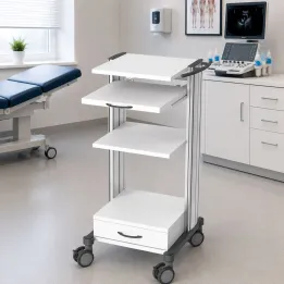 HAEBERLE swingo – Chariot médicaux avec tablette coulissante 45 cm