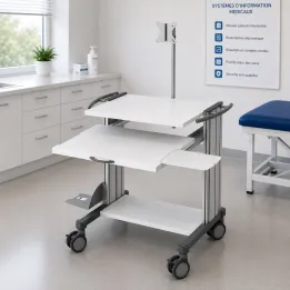 HAEBERLE swingo – Chariot pour système d'information médical 60