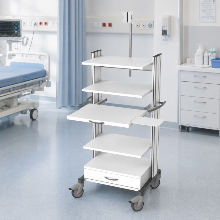 HAEBERLE swingo – Station mobile de monitorage patient