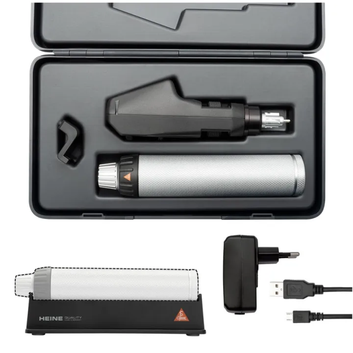 Skiascope HEINE BETA 200 LED avec poignée rechargeable