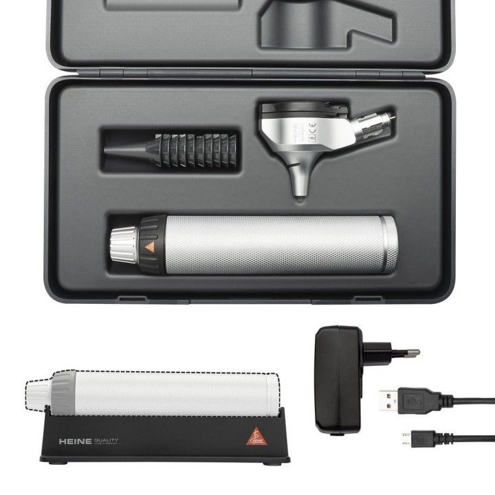 Otoscope HEINE BETA 400 LED avec poignée rechargeable