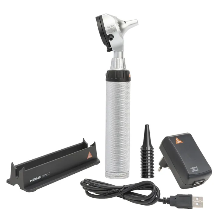 Otoscope HEINE BETA 200 LED avec poignée rechargeable