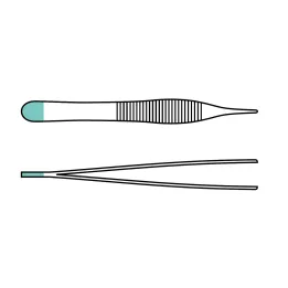 HARTMANN Pincette Adson anatomique droite, 12 cm, 40 pcs