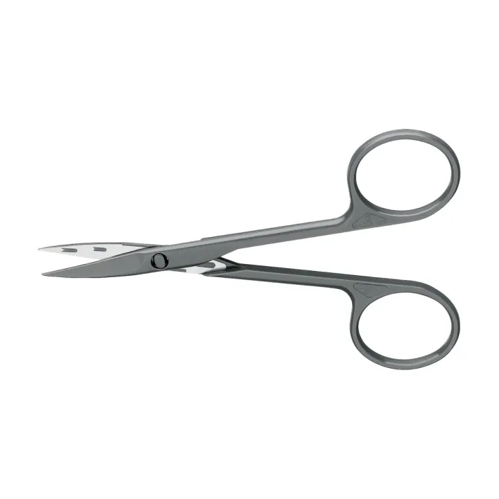 Aesculap SUSI Ciseaux Iris, droits, denture fine, 110 mm