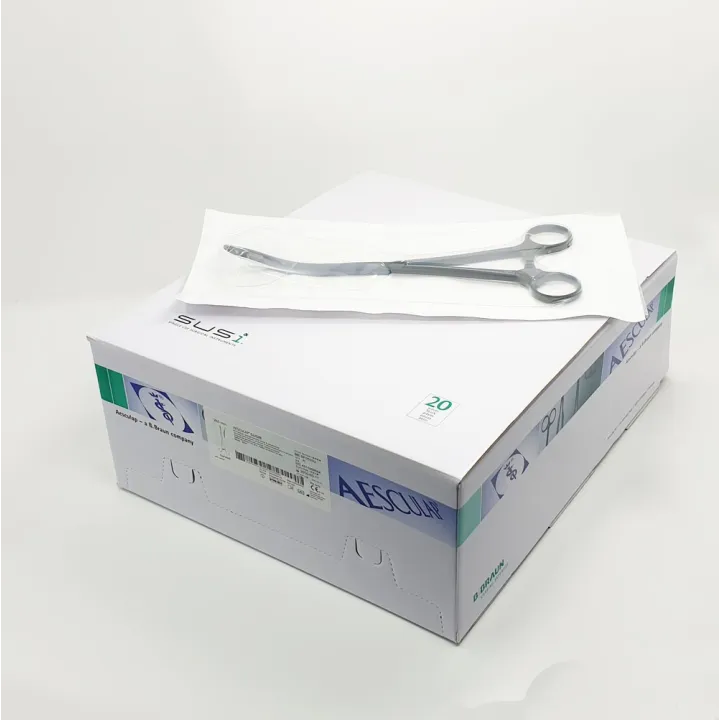 Aesculap SUSI Pince MAIER pour éponges et pansements, courbée, 265 mm