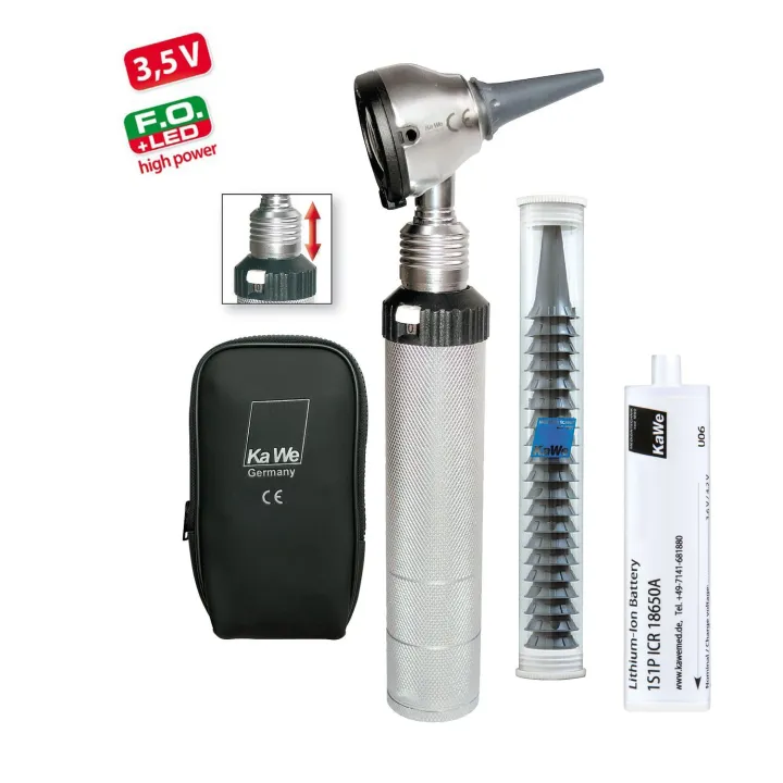 KaWe COMBILIGHT F.O.30, 3,5V rechargeable, otoscope