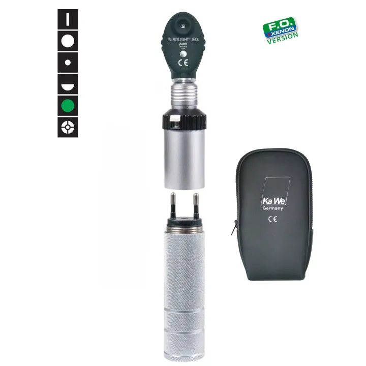 KaWe EUROLIGHT E36, 3,5V/240V rechargeable, ophtalmoscope
