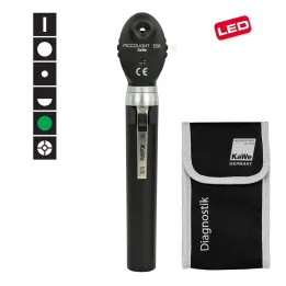 KaWe PICCOLIGHT E56 LED, 2,5 V, à 6 diaphragmes, ophtalmoscope