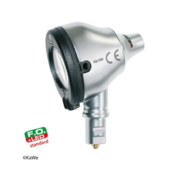 Tête d'otoscope KaWe EUROLIGHT F.O.30 LED, 2,5V | matériel médical
