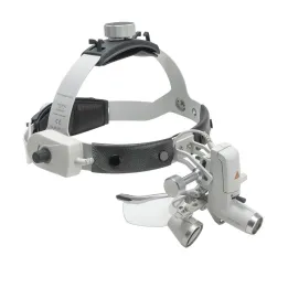 Lampe frontale HEINE ML4 LED avec loupes binoculaires HR 2.5x