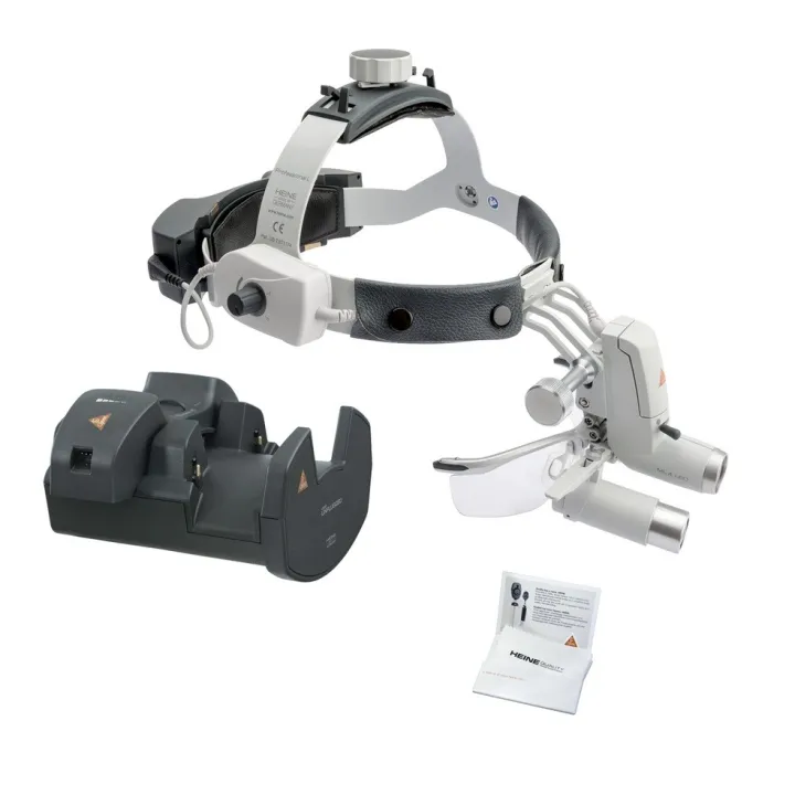 Lampe frontale HEINE ML4 LED avec loupes binoculaires HEINE HRP