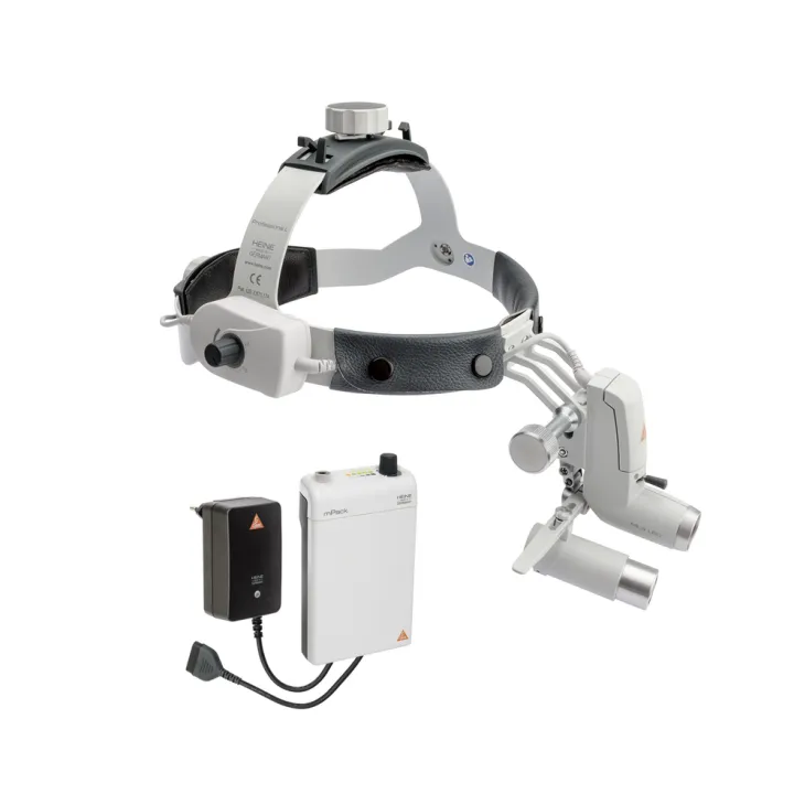 Lampe frontale HEINE ML4 LED avec loupes binoculaires HEINE HRP