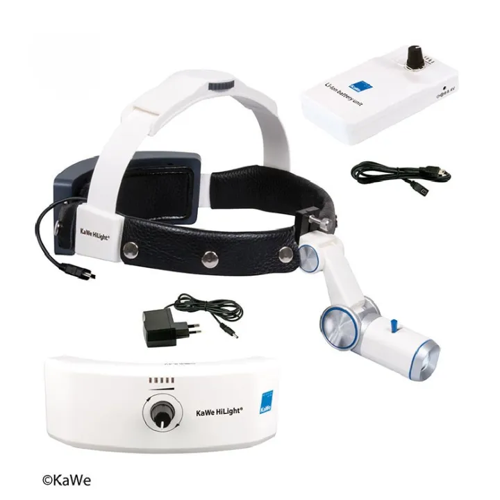 Lampe frontale KaWe HiLight LED H-800 avec deux batteries rechargeables