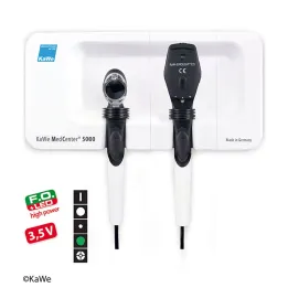 KaWe MedCenter 5000 Set F.O LED/E25 avec Otoscope et ophtalmoscope
