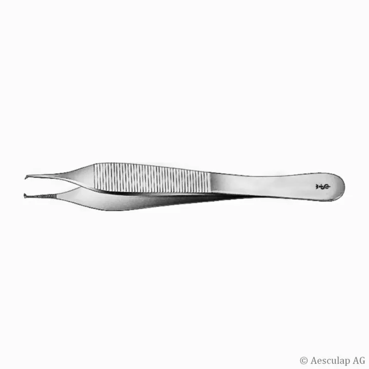 Aesculap Pince à tissus ADSON, droite, 120 mm