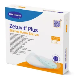 HARTMANN Zetuvit Plus Bordure en silicone, 23 x 23 cm forme sacrale, 10 pcs