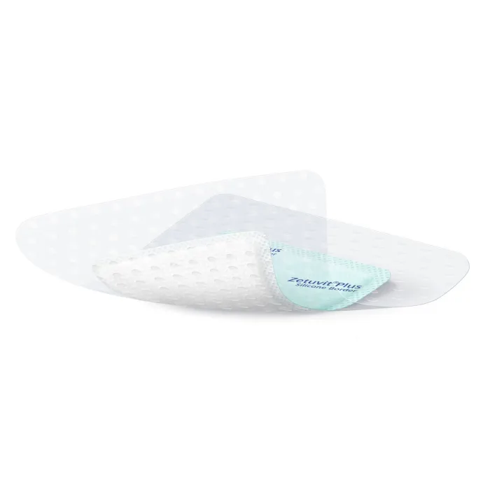 HARTMANN Zetuvit Plus Bordure en silicone, 8 x 8 cm, 10 pcs