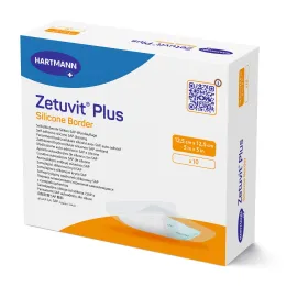 HARTMANN Zetuvit Plus Bordure en silicone, 12,5 x 12,5 cm, 10 pcs