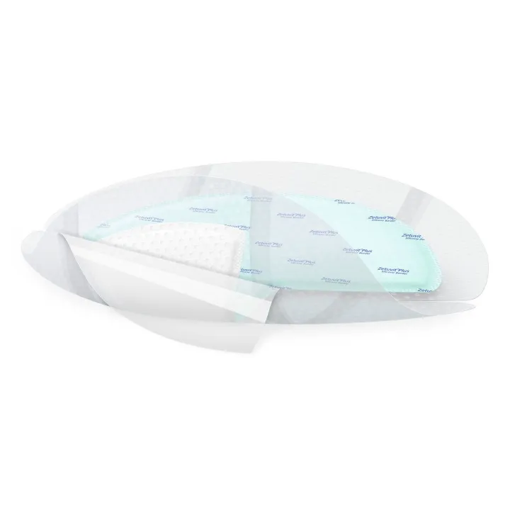 HARTMANN Zetuvit Plus Bordure en silicone, 25 x 25 cm talon, 10 pcs