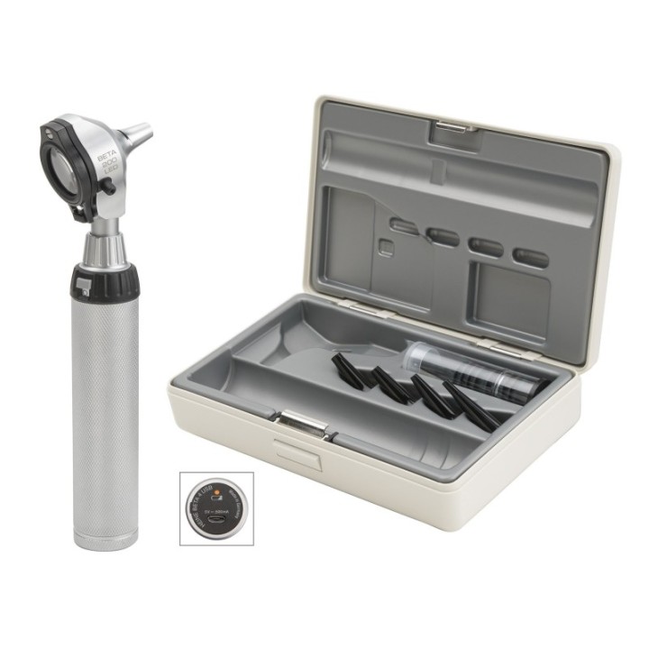 Otoscope HEINE BETA 200 LED avec poignée rechargeable