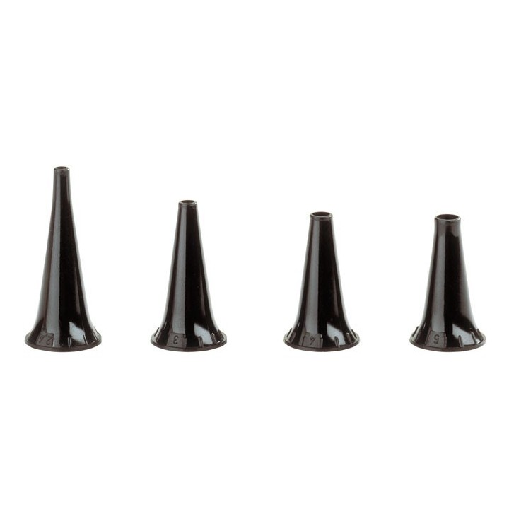 Spéculums en plastique SANALON S résistant aux chocs avec surface lisse.