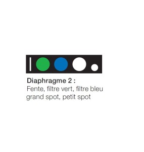 Tête d’ophtalmoscope HEINE K180 LED avec filtre bleu