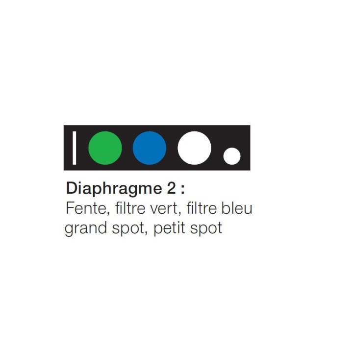Tête d’ophtalmoscope HEINE K180 LED avec filtre bleu