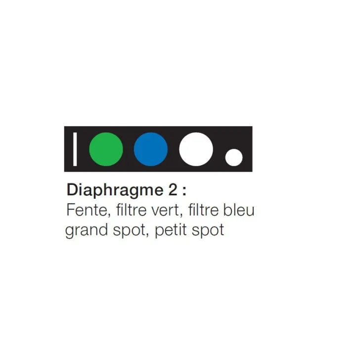 Tête d’ophtalmoscope HEINE K180 LED avec filtre bleu