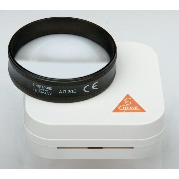 Loupe asphérique d’ophtalmoscopie HEINE A.R. 30 D / Ø 46 mm