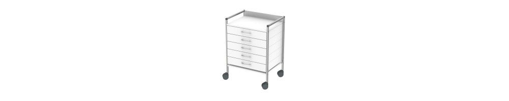 Chariots médicaux HAEBERLE Variocar & Variocar-Viva | Mobilier médical